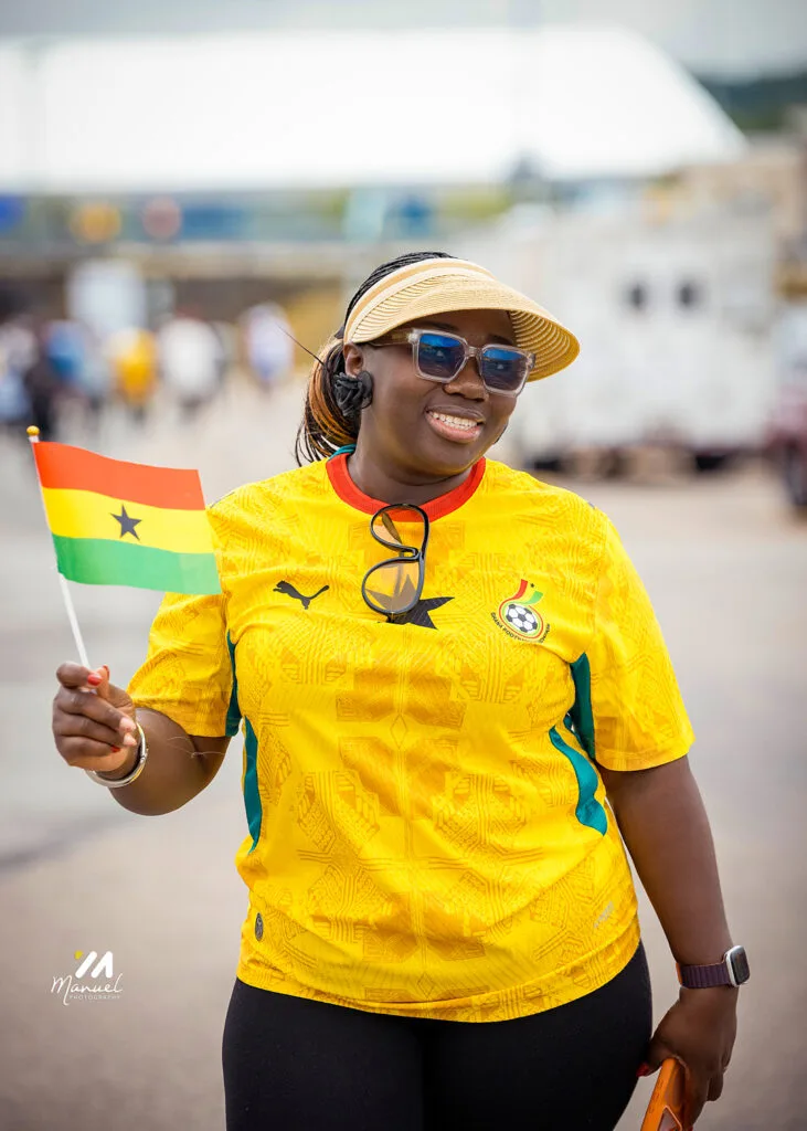 Boston is red, gold and green: The best photos from Ghana vs England