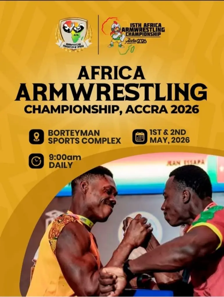 Armwrestling: Africa’s best pullers converge in Accra for a Super Showdown Armwrestling: Africa’s best pullers converge in Accra for a Super Showdown