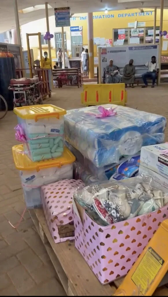 She Captures Humanity supports mothers at Pentecost Hospital in Madina