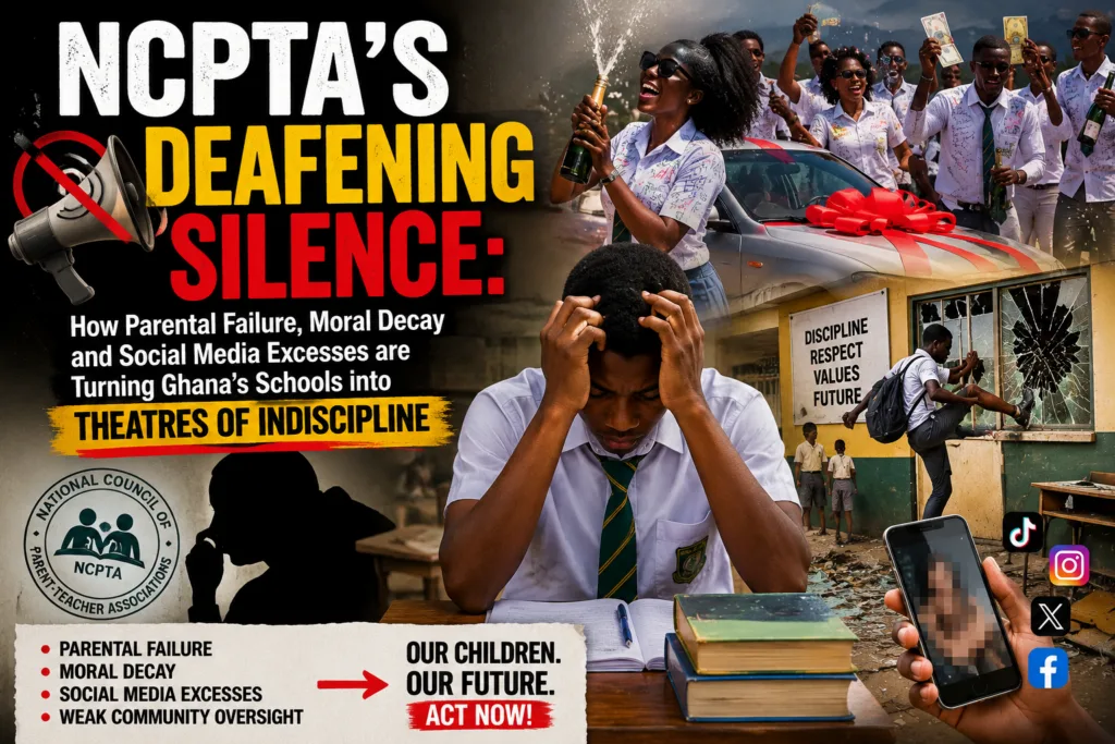 NCPTA’s Deafening Silence: How parental failure, moral decay and social media excesses are turning Ghana’s schools into theatres of indiscipline