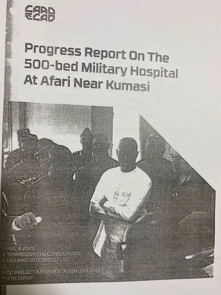 Evidence: Afari Military Hospital is not 98% complete Evidence: Afari Military Hospital is not 98% complete