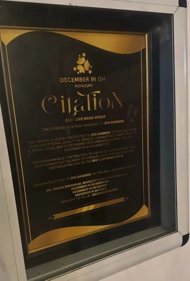Zen Garden named Ghana’s Best Live Music Venue