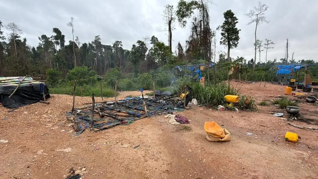 10 arrested as anti-galamsey taskforce seizes excavator, changfang machines in Oda River Forest Reserve raid