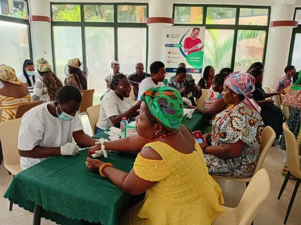 Consolidated Bank Ghana offers free health screening to North Legon residents