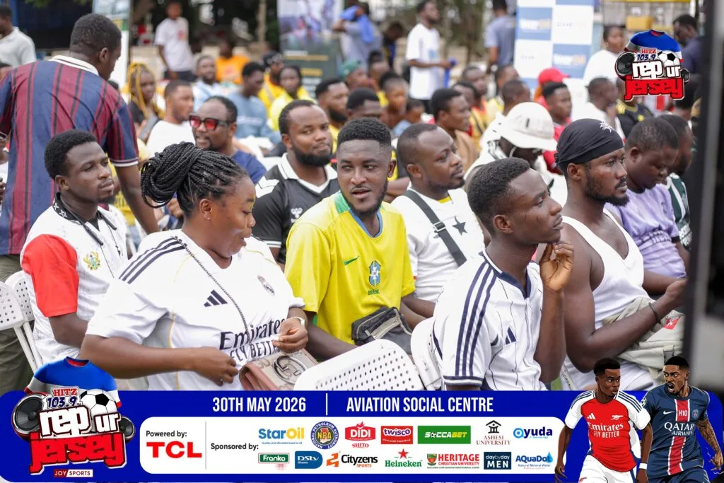 Fans flood Aviation Social Centre for Hitz FM’s Rep Ur Jersey ahead of Champions League final
