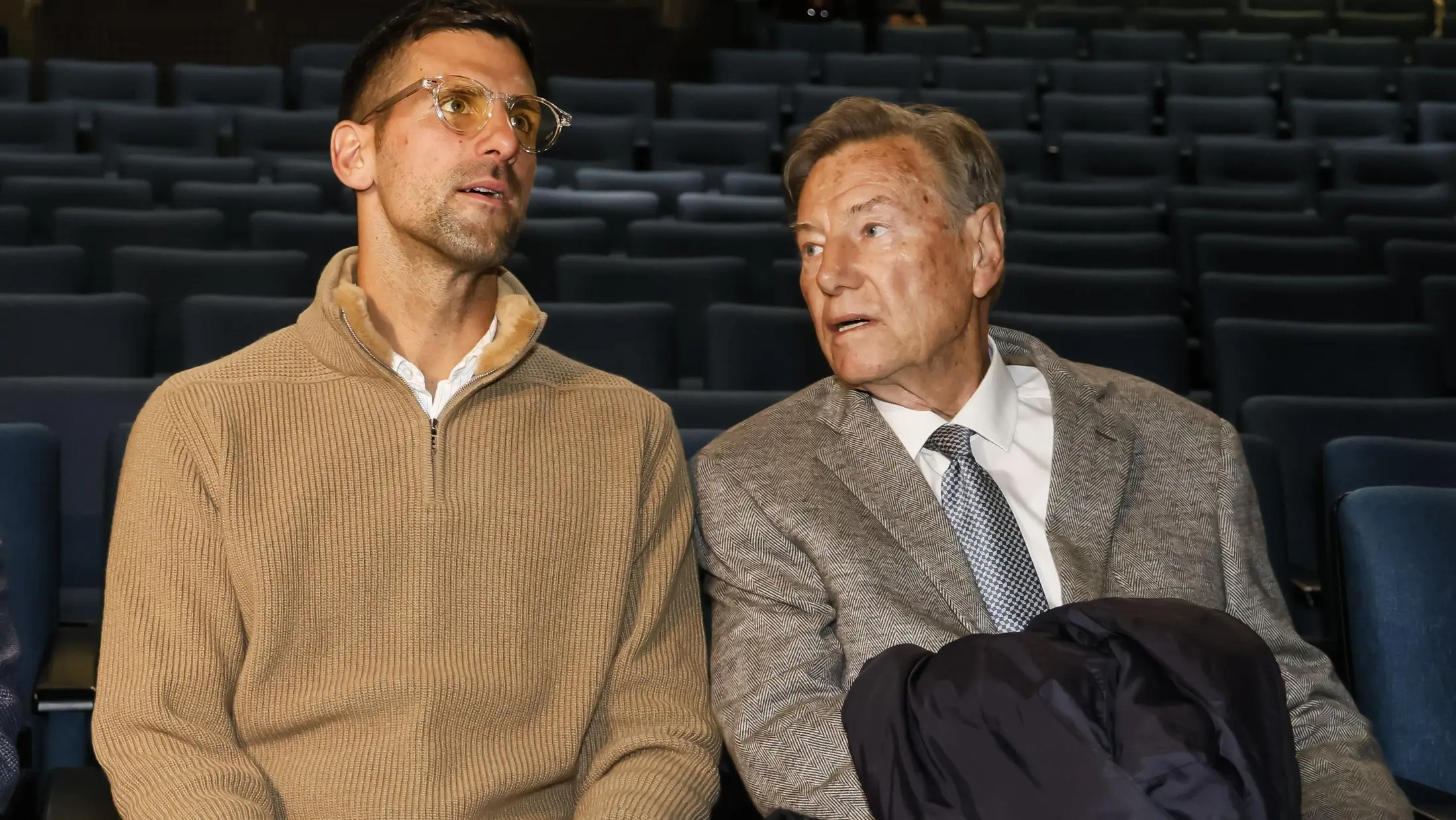 Players not getting the respect they deserve - Sinner Novak Djokovic and Nikola Pilic at a screening of a documentary about Pilic in 2024