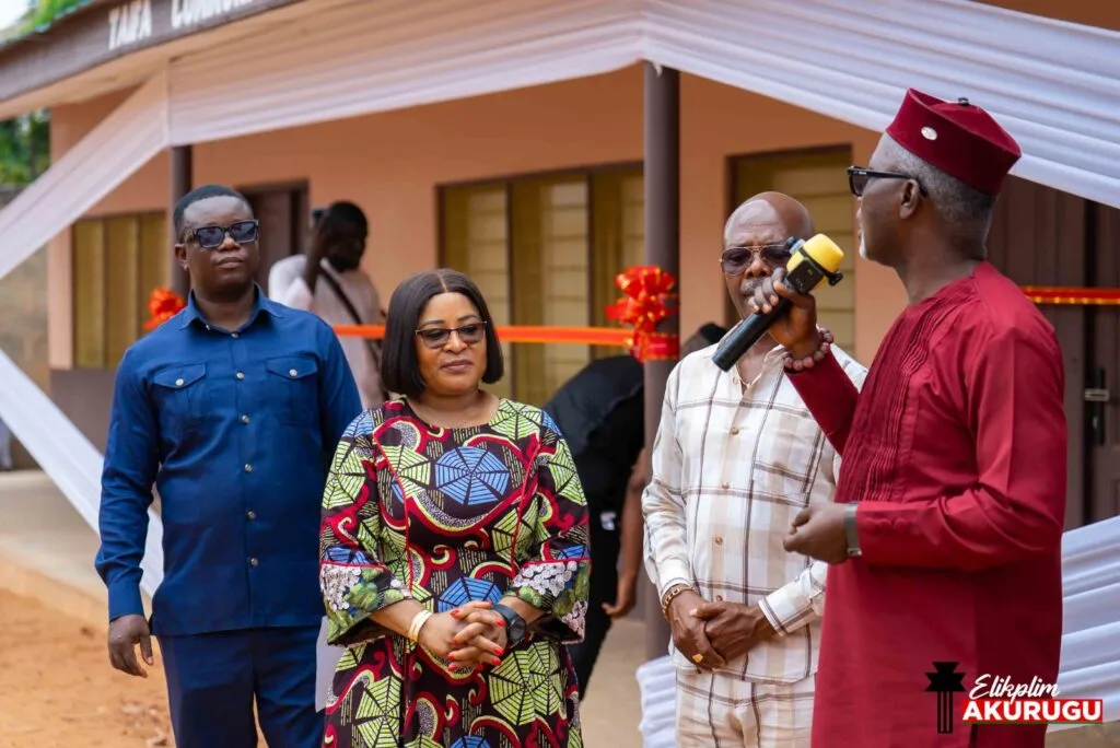 MP Elikplim Akurugu commissions renovated KG block at Taifa Community School