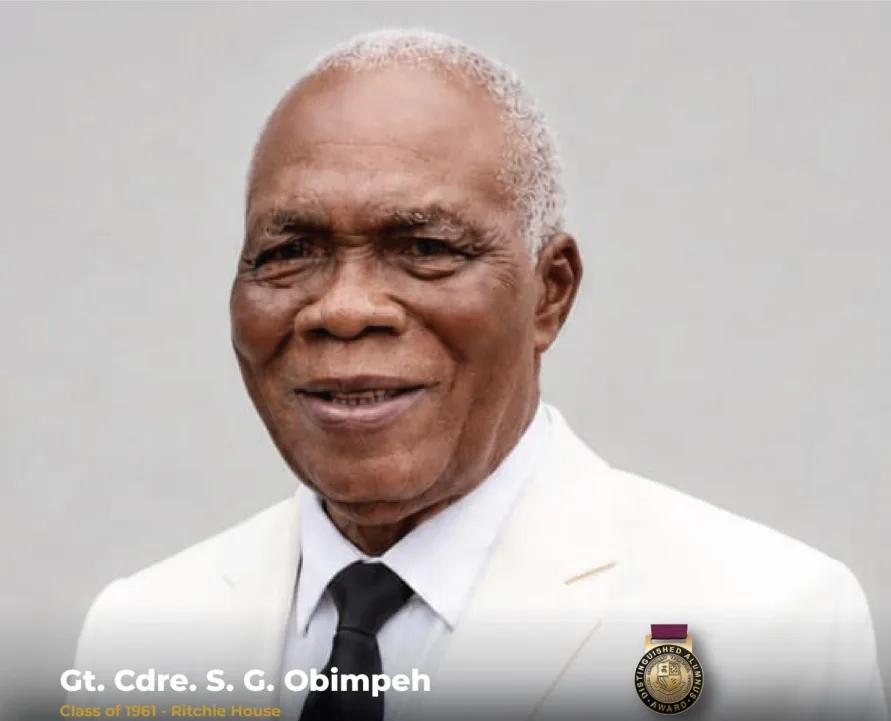GSTS honours former Chief of Naval Staff Commodore Stephen Obimpeh at 117th Founders’ Day