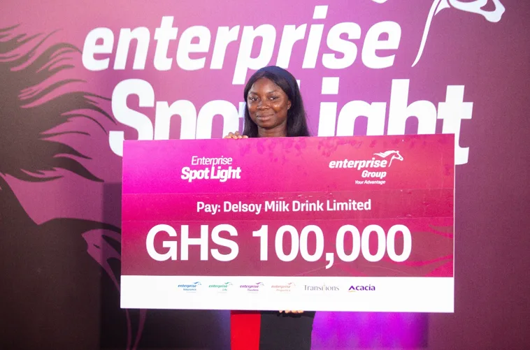 Bridget Eshun wins GH₵100,000 grand prize at Enterprise Spotlight Challenge