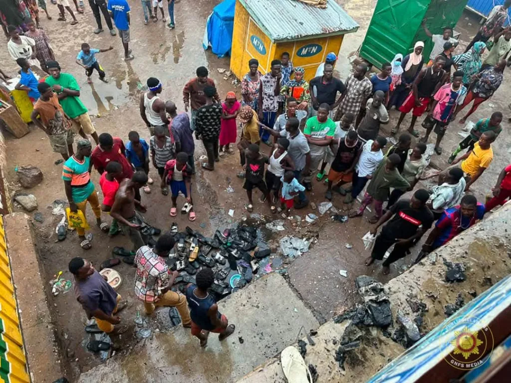 Fire destroys 4 shops near Bolgatanga Main Station