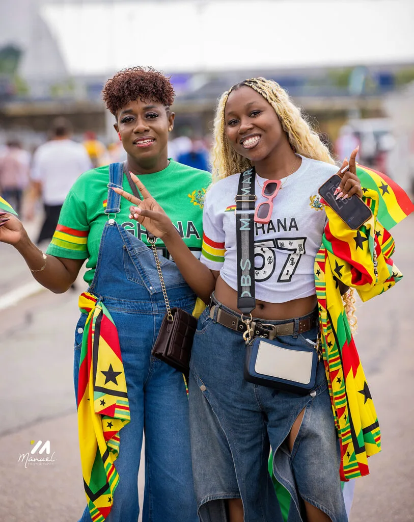 Boston is red, gold and green: The best photos from Ghana vs England
