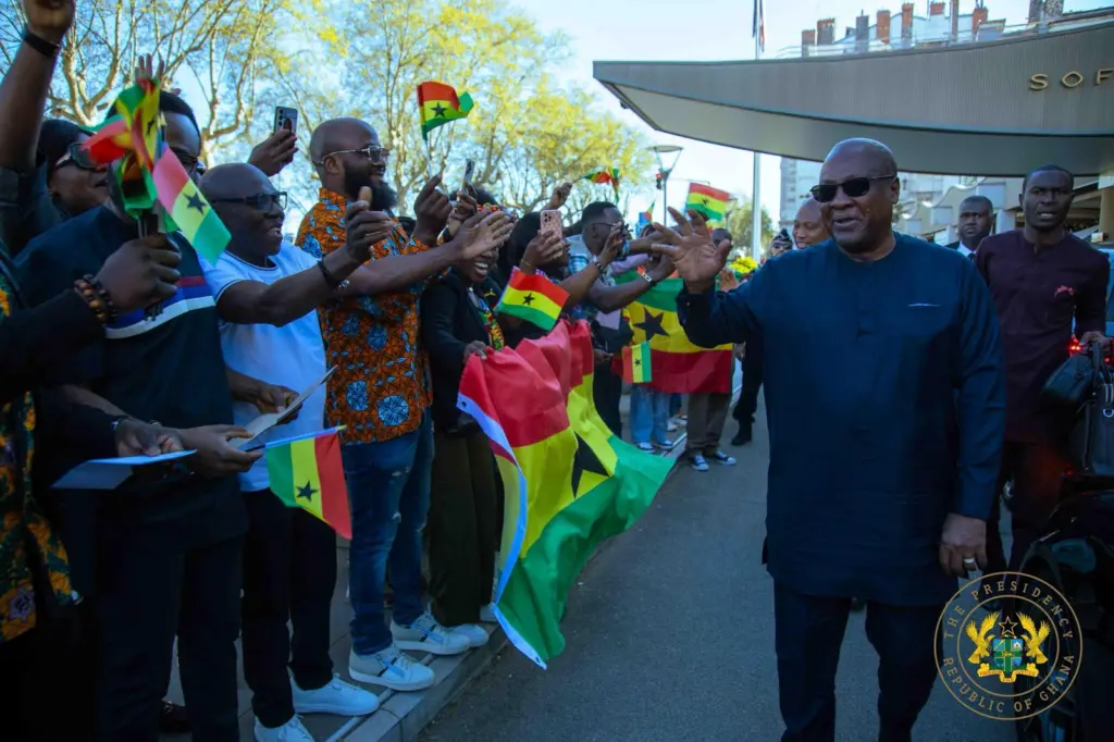 President Mahama arrives in Lyon to co-chair One Health Summit