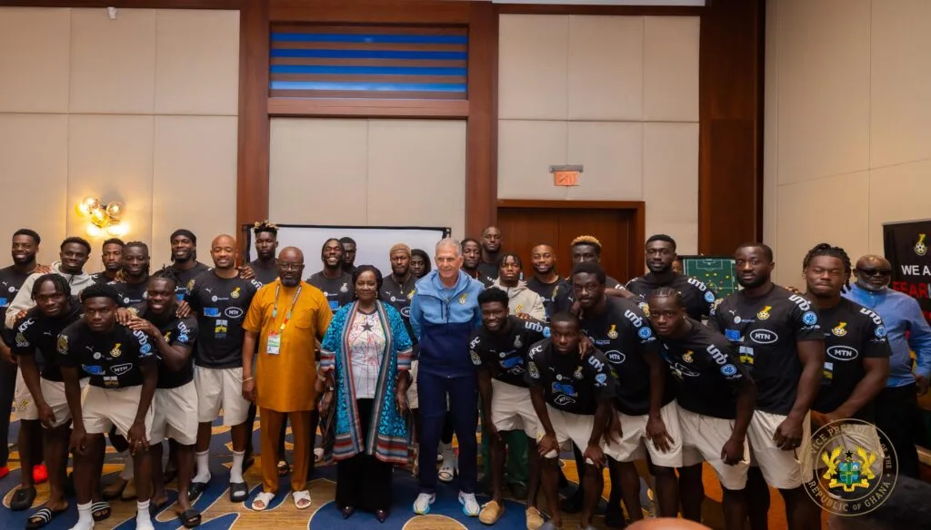 Confidence high as Vice President visits Black Stars ahead of Panama showdown