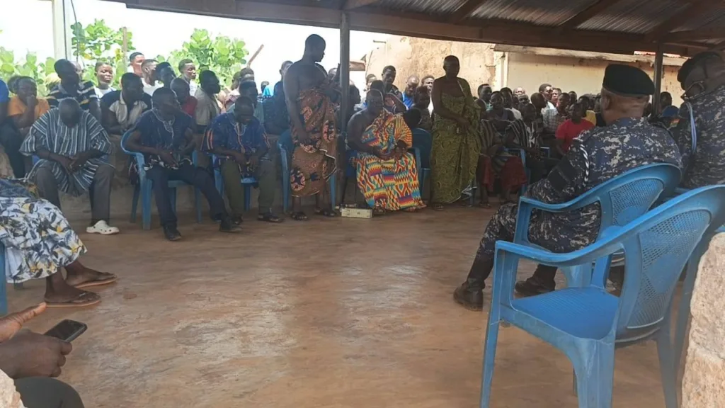 Security agencies engage Akyeode community to maintain calm after Nkwanta incident
