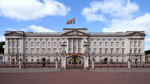 Jeff Overs/BBC Exterior shot of Buckingham Palace on 13 June 2026
