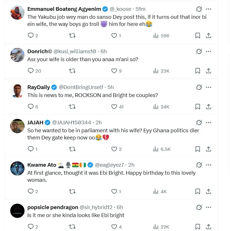 Lovebirds in NDC politics? Dafeamekpor’s birthday message to Ebi Bright sets social media ablaze Lovebirds in NDC politics? Dafeamekpor’s birthday message to Ebi Bright sets social media ablaze