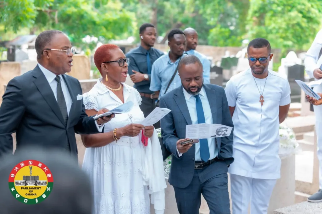 Parliament holds wreath-laying ceremony in memory of former Speaker Justice D. F. Annan