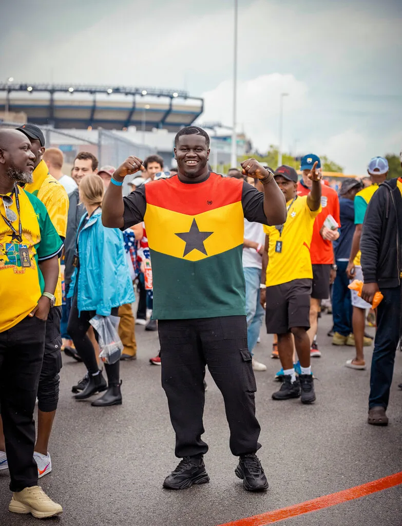 Boston is red, gold and green: The best photos from Ghana vs England