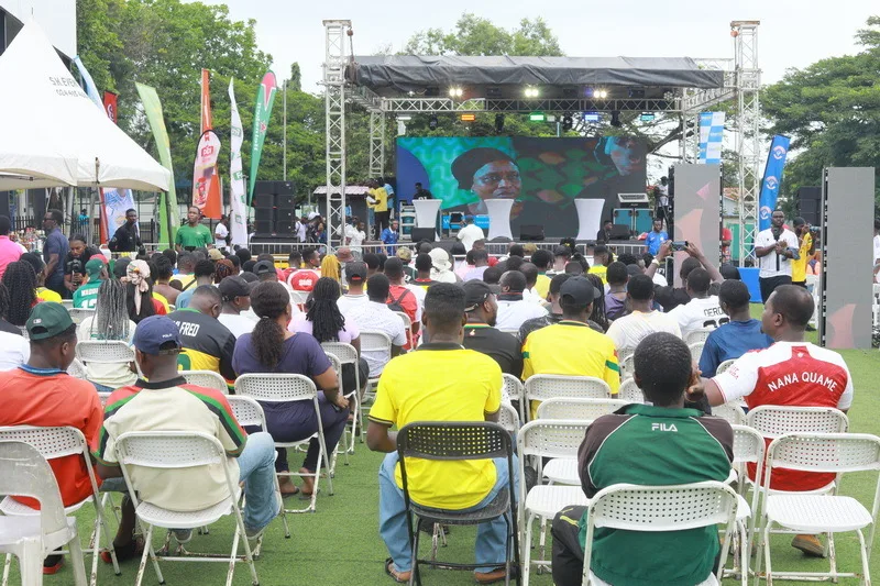 Fans flood Aviation Social Centre for Hitz FM’s Rep Ur Jersey ahead of Champions League final