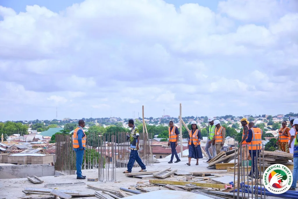 TTH’s Cardiology Centre on track for August completion as Ghana Medical Trust Fund inspects project TTH’s Cardiology Centre on track for August completion as Ghana Medical Trust Fund inspects project