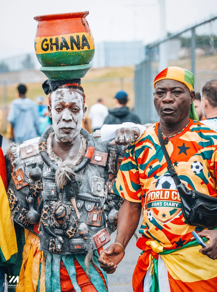 Boston is red, gold and green: The best photos from Ghana vs England