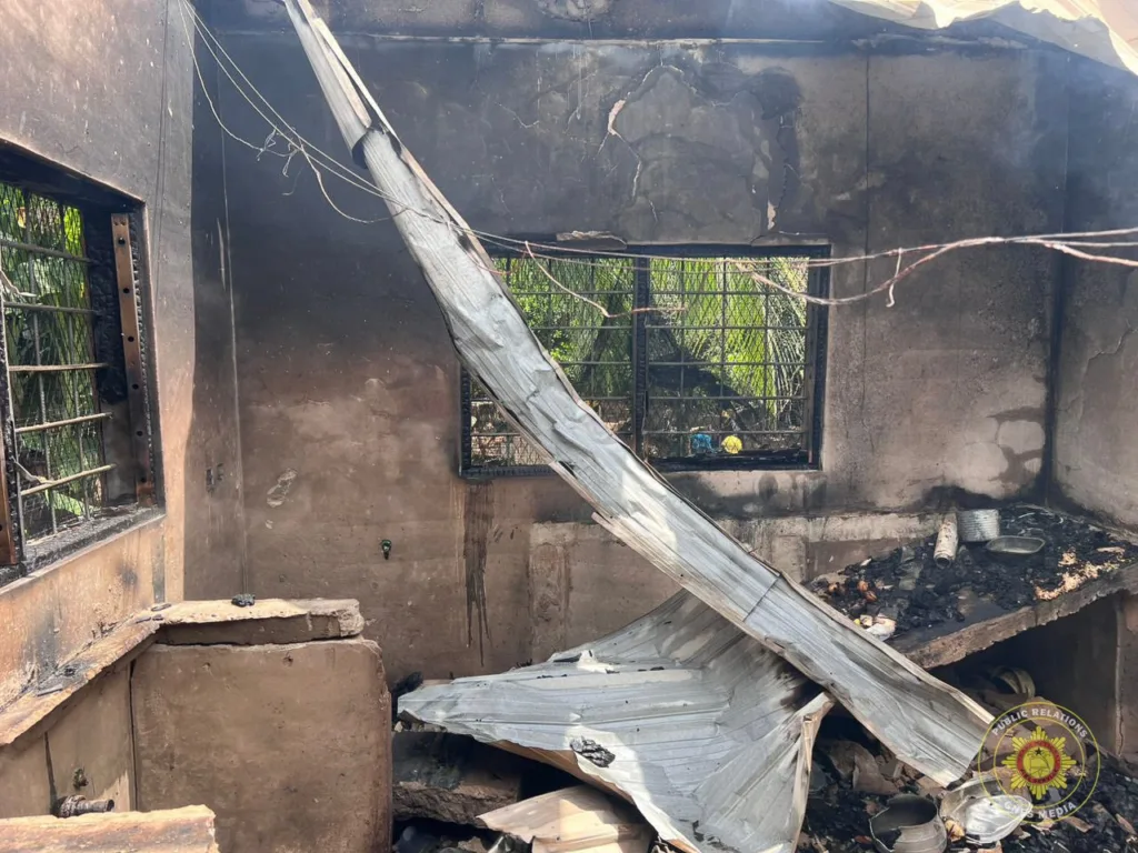 Fire destroys six-bedroom house in Koforidua Fire destroys six-bedroom house in Koforidua