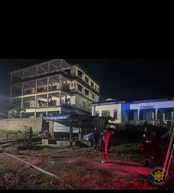 GNFS contains midnight shop fire at Effiduase in Eastern Region