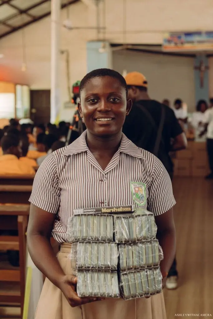 EDD Care Foundation supports BECE candidates in Anloga Municipality with mentorship and exam supplies