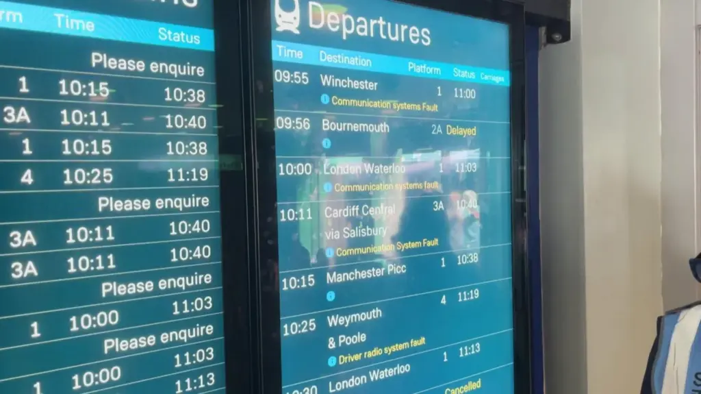 Major rail disruption expected in southern England until end of day