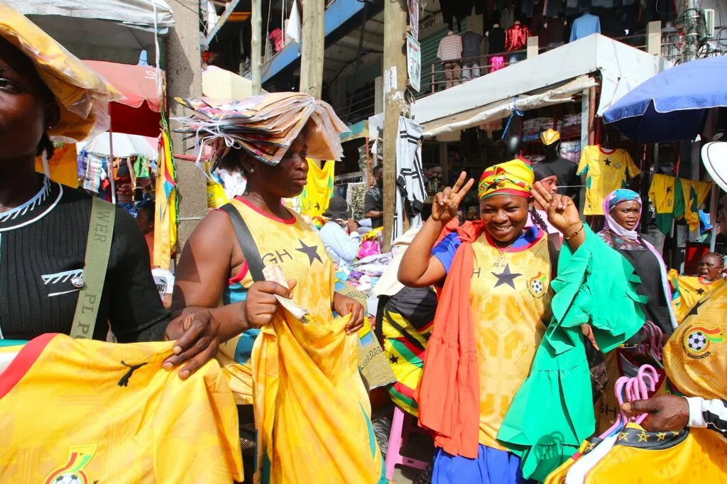 Accra dons national colours as fans rally behind Black Stars ahead of England clash Accra dons national colours as fans rally behind Black Stars ahead of England clash