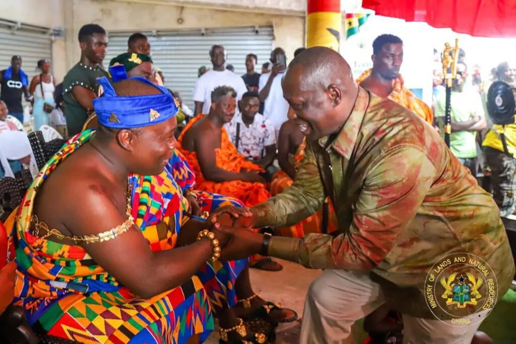 Lands Minister Armah-Kofi Buah launches Responsible Cooperative Mining initiative for Akyem Kotoku in Eastern Region