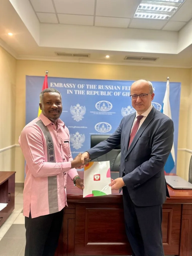 Ghana-Russia Center pledges stronger trade and investment ties after meeting Russian Ambassador