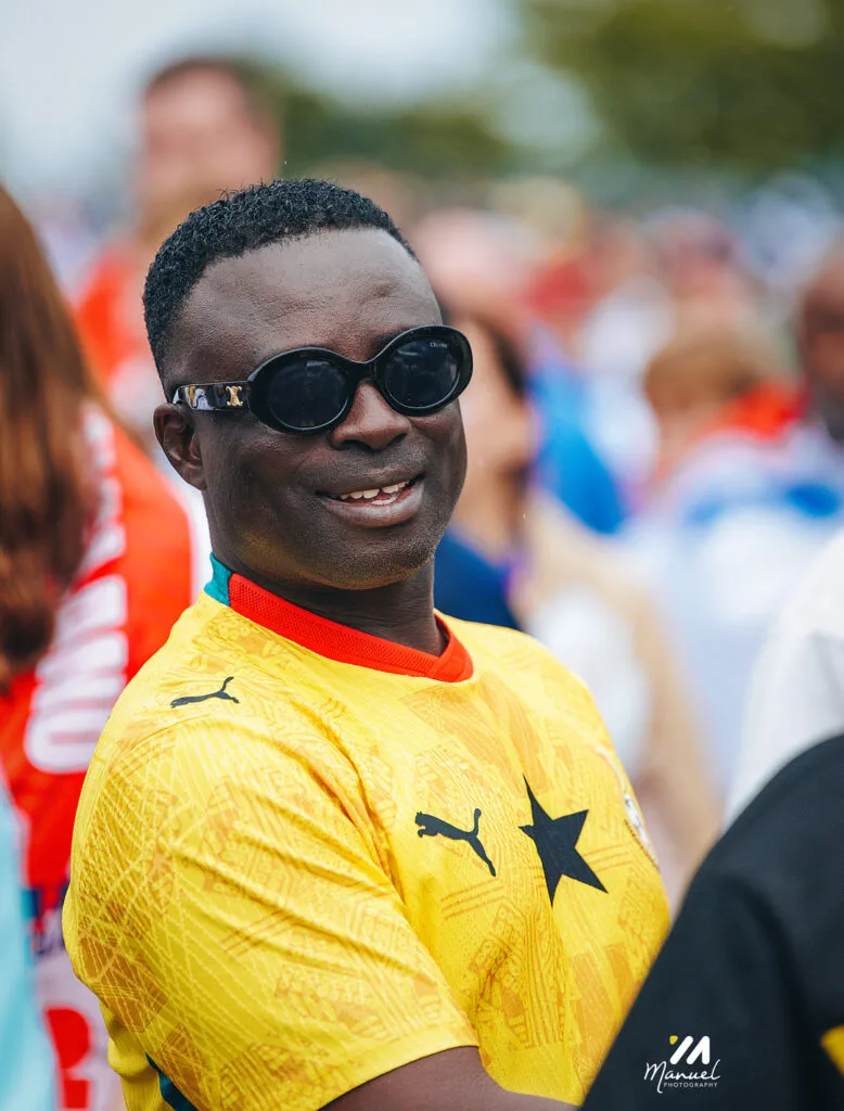 Boston is red, gold and green: The best photos from Ghana vs England