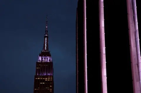 Taylor Swift and Travis Kelce wed in NYC in ceremony officiated by Adam Sandler Reuters The Empire State Building next to Madison Square Garden, the venue for the wedding celebrations of singer Taylor Swift and National Football League (NFL) player Travis Kelce, in New York, U.S., July 3, 2026.