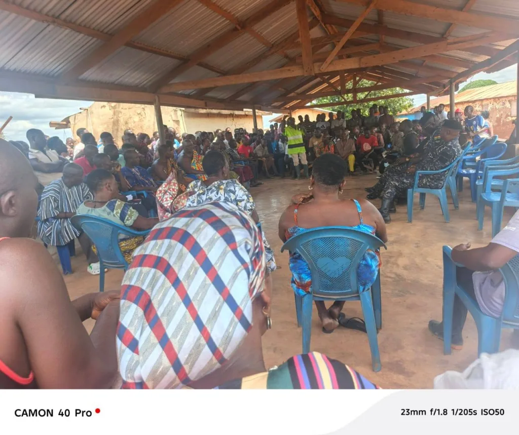 Security agencies engage Akyeode community to maintain calm after Nkwanta incident