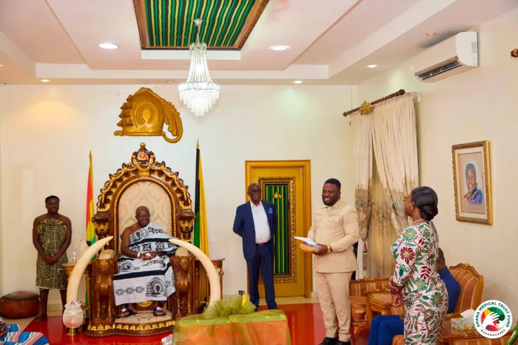 Otumfuo briefed on Ghana Medical Trust Fund’s plan to expand specialised healthcare
