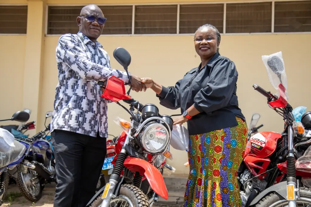 The Hunger Project-Ghana hands over motorcycles to GHS to strengthen maternal and child healthcare