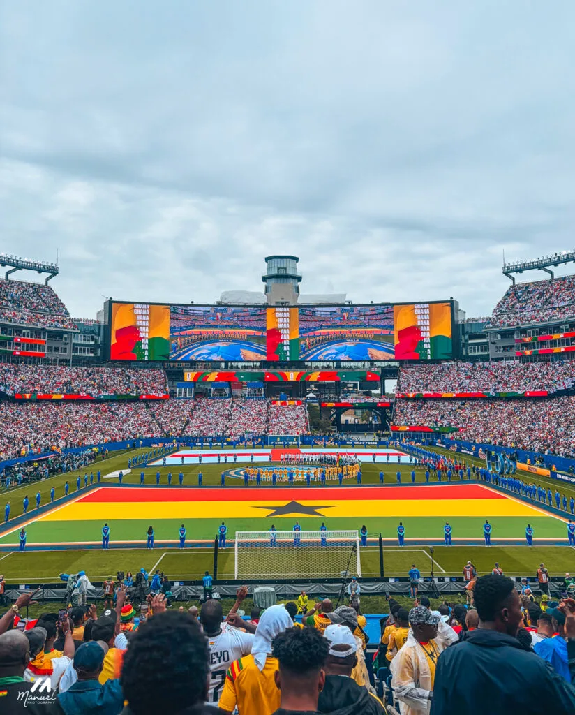 Boston is red, gold and green: The best photos from Ghana vs England