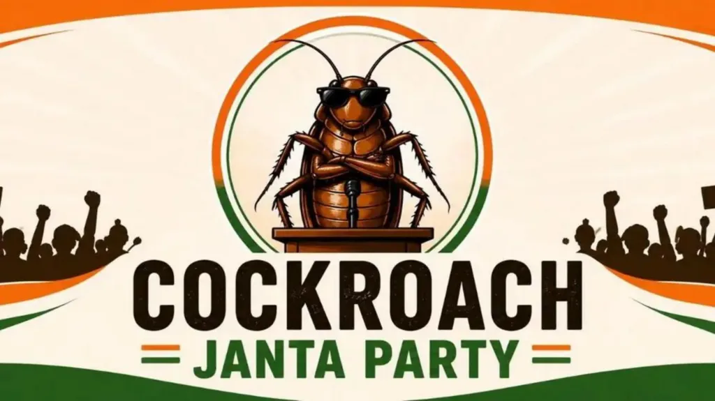 India has a new political superstar - a cockroach