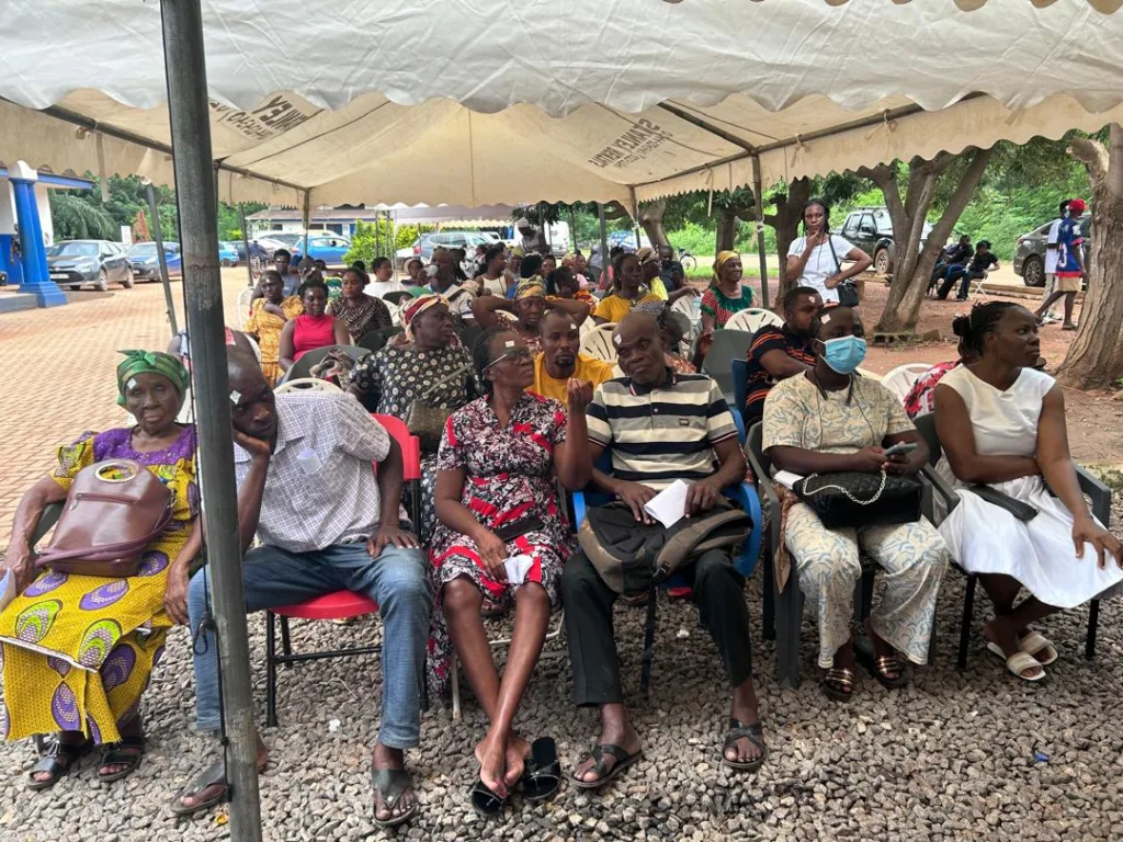 Over 1,000 patients diagnosed in Ghana Eye Project's free screening at Oyibi