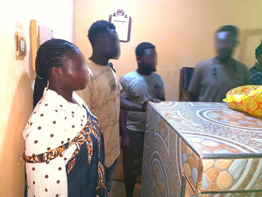 Four arrested for concealing 118 bags of cocoa in truck carrying plantains