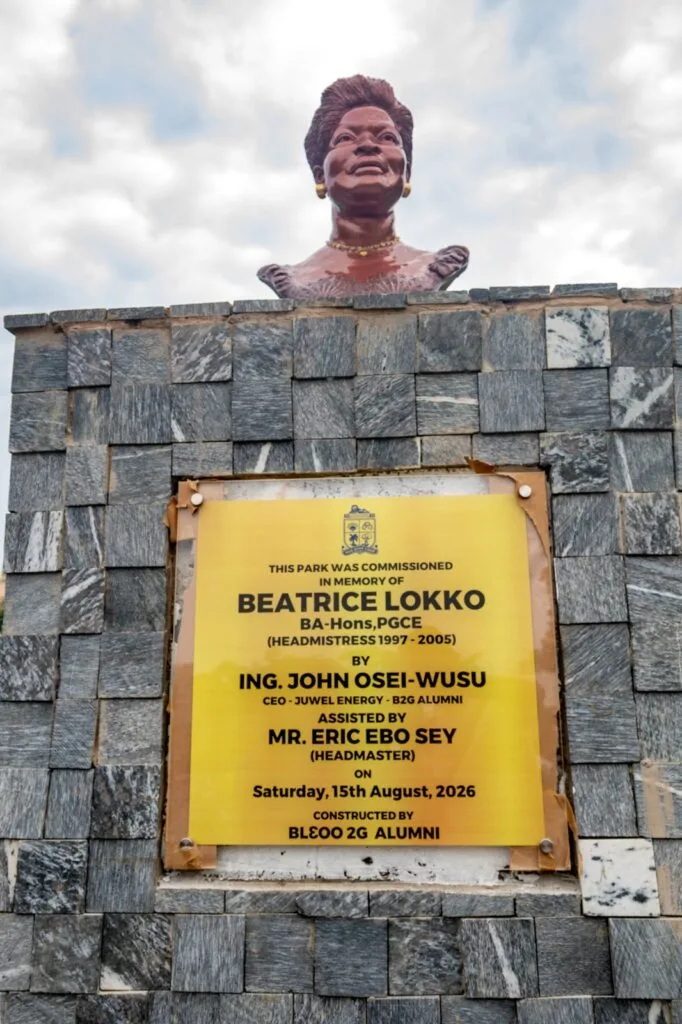 Bleoo 2G alumni hand over Beatrice Lokko Memorial Eco Park