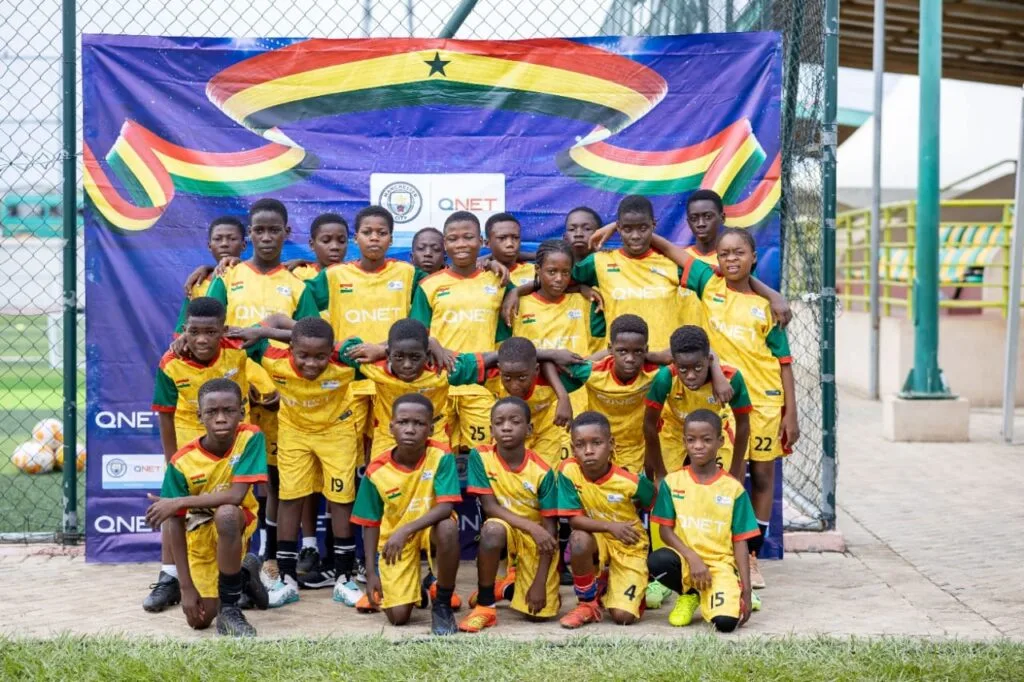 QNET, Manchester City bring world-class football coaching to Ghana's young talent