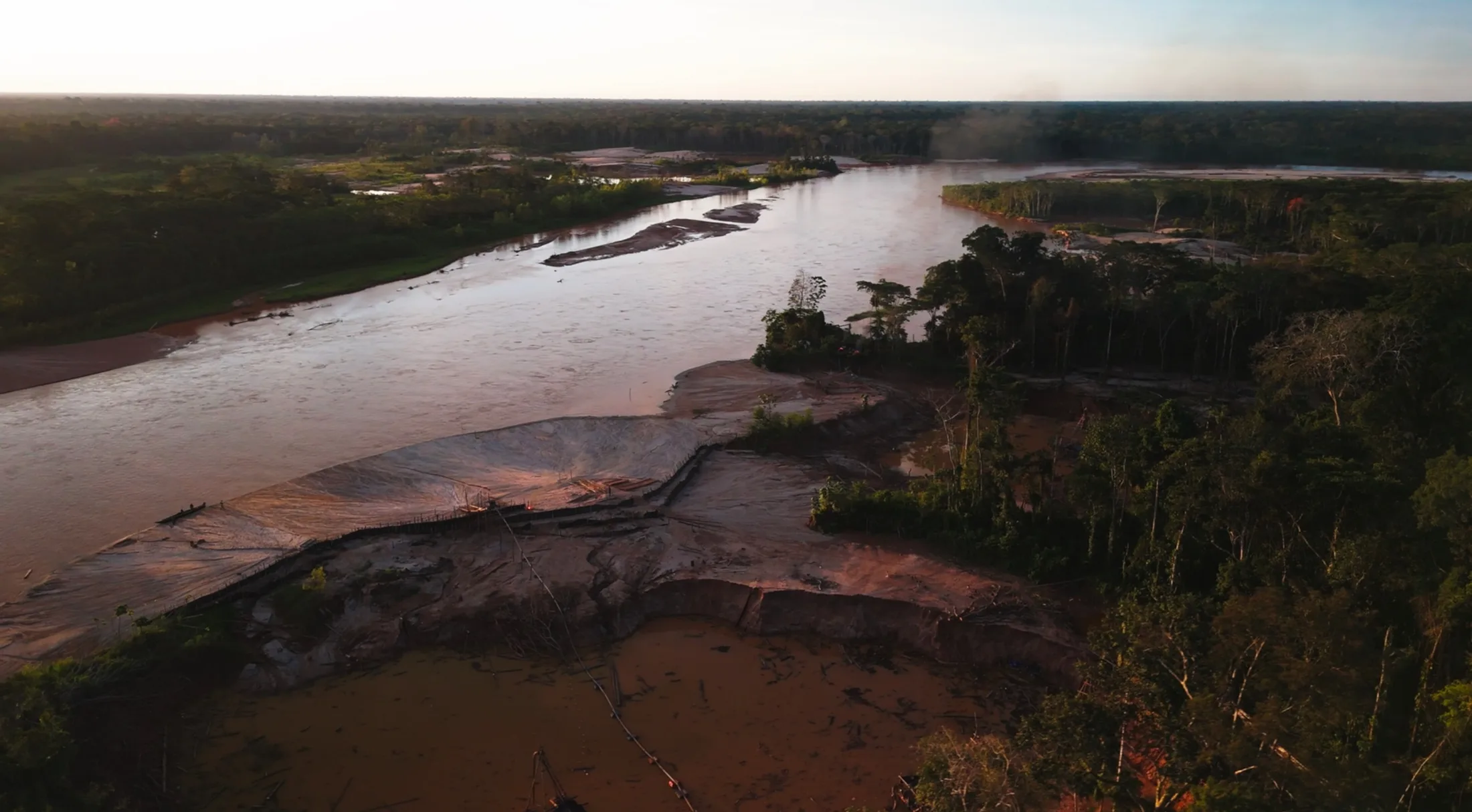 Peru cracks down on illegal gold mining in Amazon reserve with military show of force Peru cracks down on illegal gold mining in Amazon reserve with military show of force