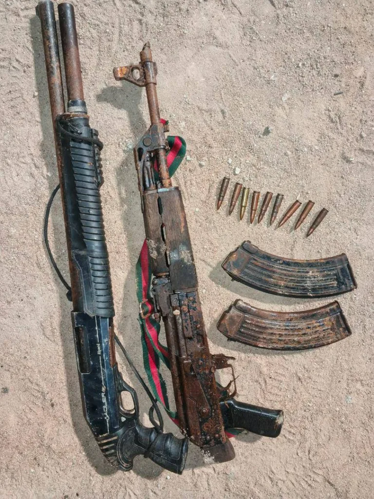 Police foil planned robbery attack, recover weapons linked to notorious armed syndicate