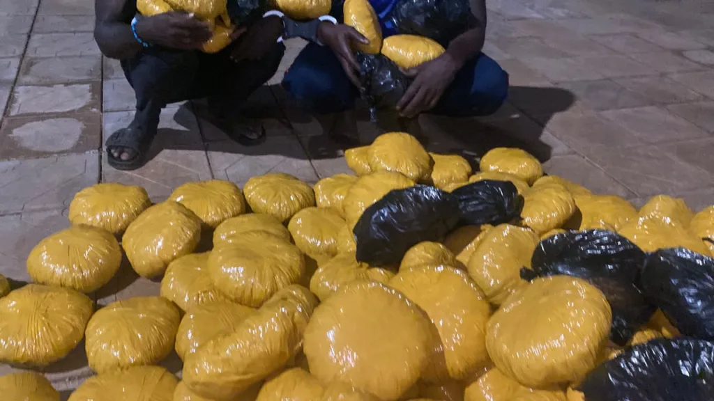170 parcels of suspected indian hemp seized in Tamale; 2 arrested