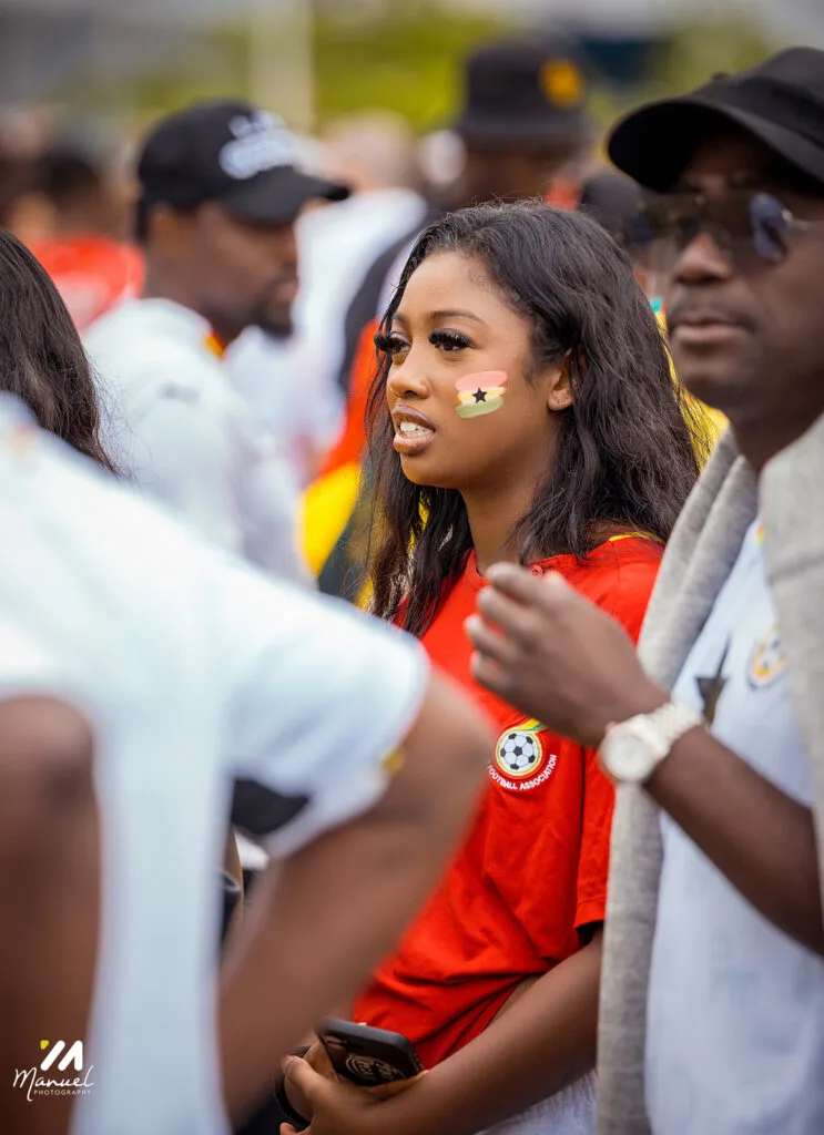 Boston is red, gold and green: The best photos from Ghana vs England