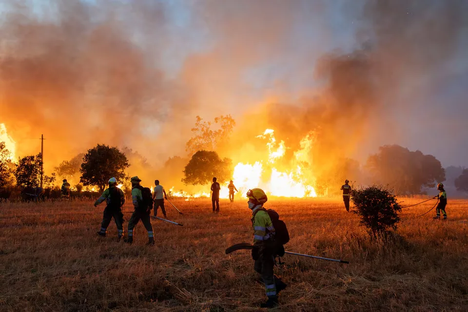 France, Spain and Greece battle wildfires as Europe swelters