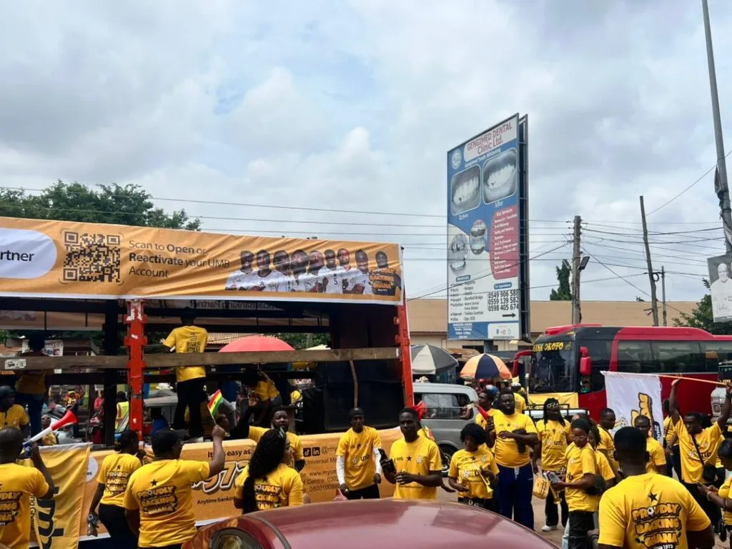 UMB rallies support for Black Stars with Kumasi float as part of 2026 FIFA World Cup campaign