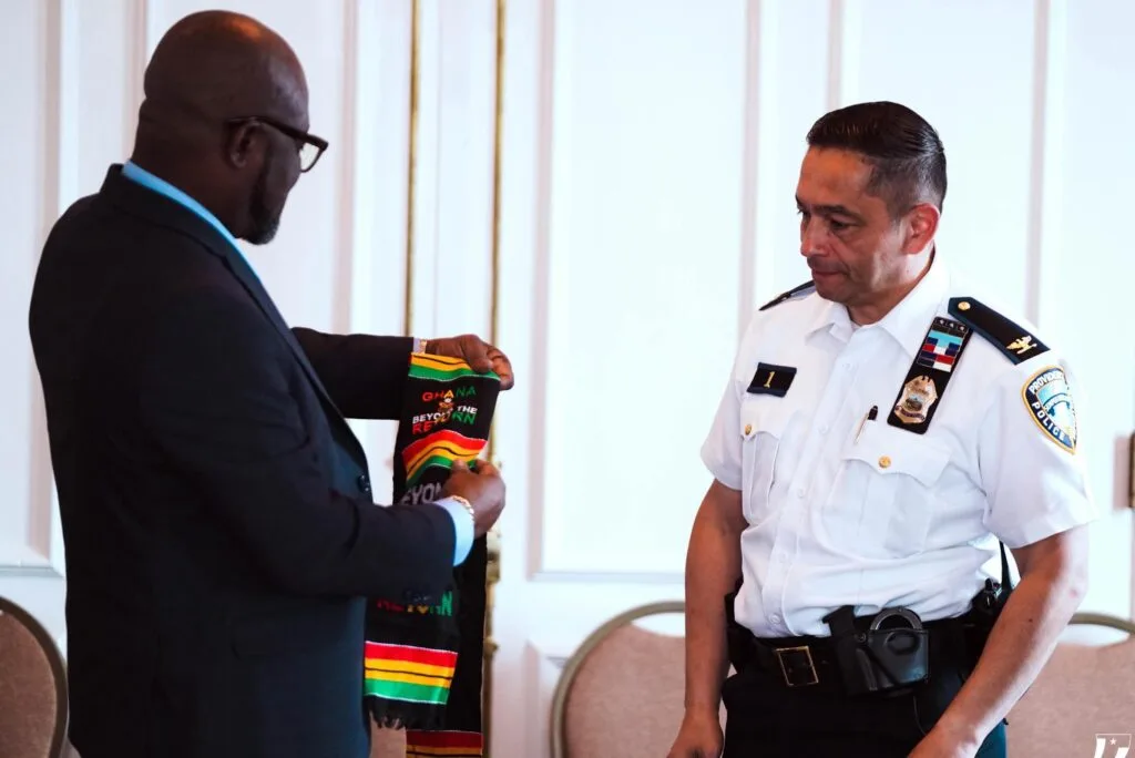 GFA President and Ambassador Smith meet top police command in Providence ahead of Ghana's World Cup opener GFA President and Ambassador Smith meet top police command in Providence ahead of Ghana's World Cup opener
